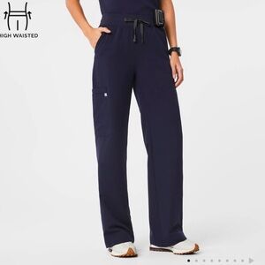 FIGS High Waisted Isabel Wide Leg Scrub Pants Size XL